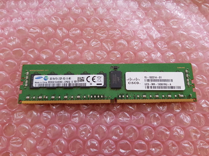 memoria 8GB Cisco del servidor del ECC de 1Rx4 PC4-2133P DDR4 15-102214-01 UCS-MR-1X081RU-A